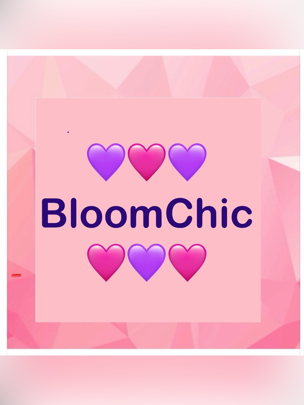 Everything BloomChic Pink Graphic Sign